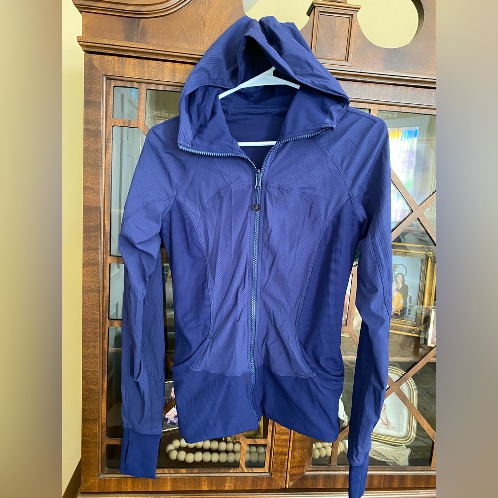 Lululemon womens reversible In reflux blue jacket